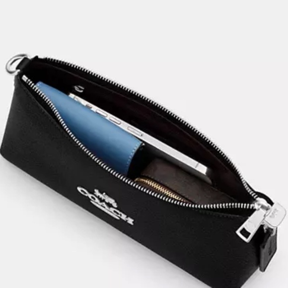 Coach Charlotte Shoulder/Crossbody Bag Brown w Multi Color  Strap NWT - Picture 7 of 12